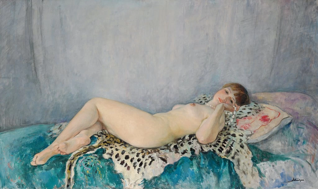 Nudo su pelle di leopardo, Le Cannet, 1926